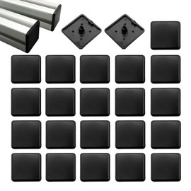 BuxiuGK 60 Pcs Aluminum Profile End Cap 4040 European Standard Aluminum Plastic Extrusion End Cap Industrial 40x40mm for 4040 Aluminum Extrusion