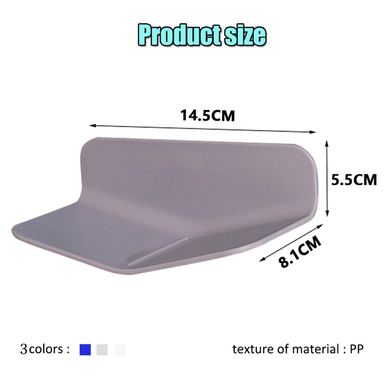 Self-draining Shower Soap Holder for Soap or Sponge No Drilling