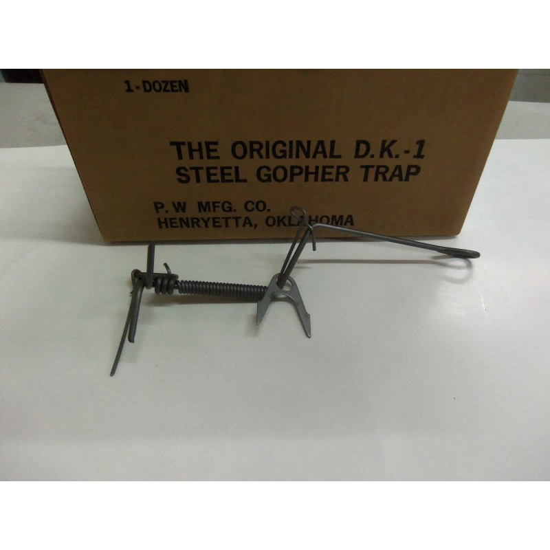 Death Klutch Six Pack of DK-1 Gopher Traps. Pocket Gopher