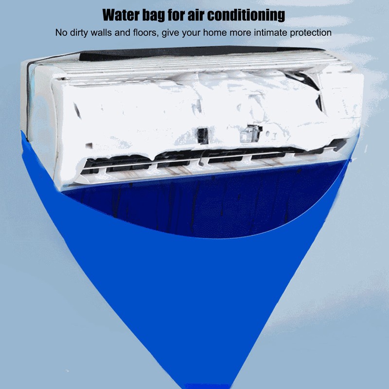 Air Conditioning Cleaning Cover Waterproof Leak Proof Thicken Double Layer