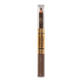 Revlon Eyebrow Gel & Pencil, ColorStay Brow Fantasy 2-in-1 Eye Makeup, Longwearing with Precision Tip, 106 Dark Brown, 0.04 Oz