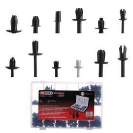 KS Tools 420.0920 Trim Clips Assortment Popular Drive Push Pin Rivets (380 Pieces)