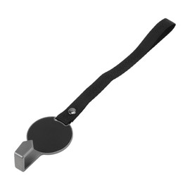 HEROFFIX 1 Pcs for Purses and Bags, Umbrella Etc Car Seat Headrest Hook Sturdy Car Seat Back Organizer Hooks Black Microfiber Leather Metal 10.87"x1.85"