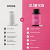 Glow Hsn Colágeno Marino Ácido Hialurónico Biotina 120