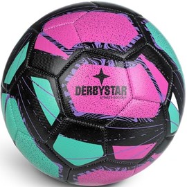 Derbystar Street Soccer v22 Green / Pink / Black, orange