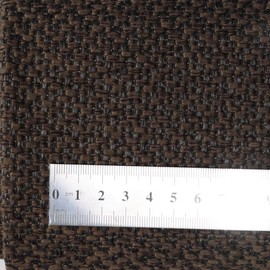 TinaKim Heavy-Duty Coarse Burlap Upholstery Fabric - 54" Wide Hemp-Look Textured Material for Reupholstery, Chair Couch Cushions, Furniture Slipcovers, DIY Farmhouse Decor (7 Chocolate, 2 Yard)