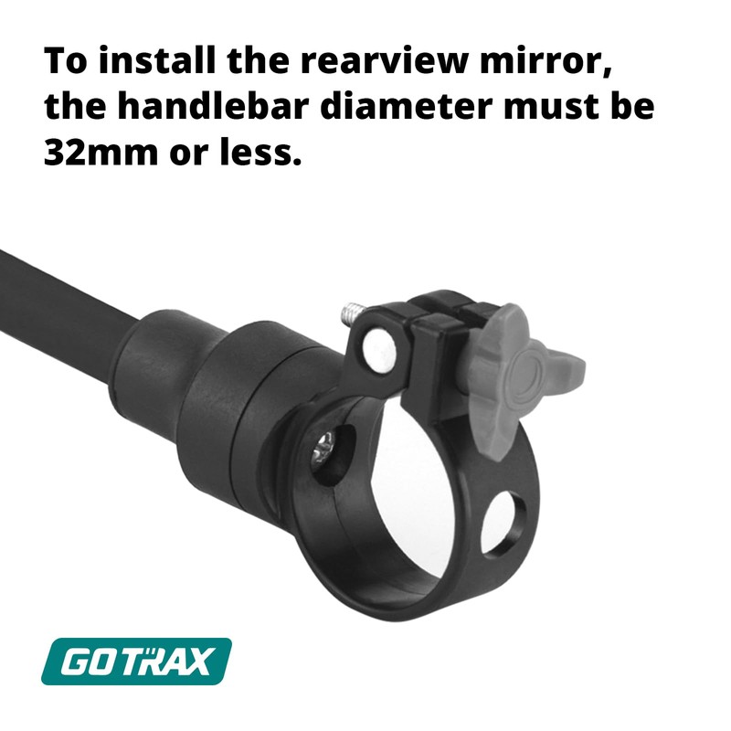 Gotrax Bike Mirror, 2 Pcs Bicycle Rear View Mirrors with