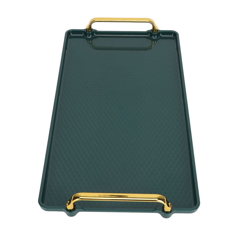 Large Handle Tray Double Ear Plastic Tray Rectangular Stable Multifunctional