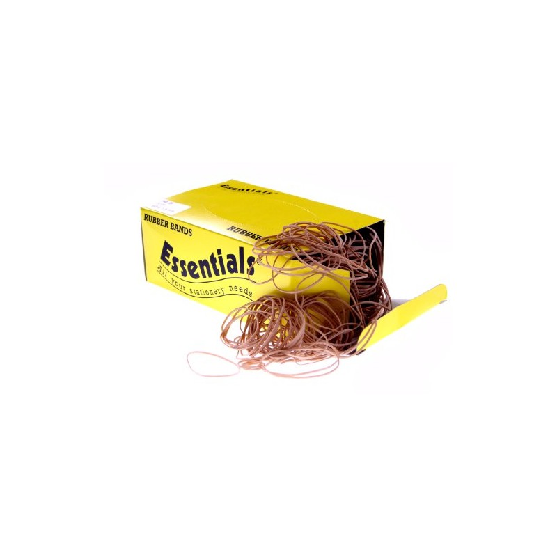 Whitecroft Essentials No 69 6x150mm Natural Rubber Bands (Box of