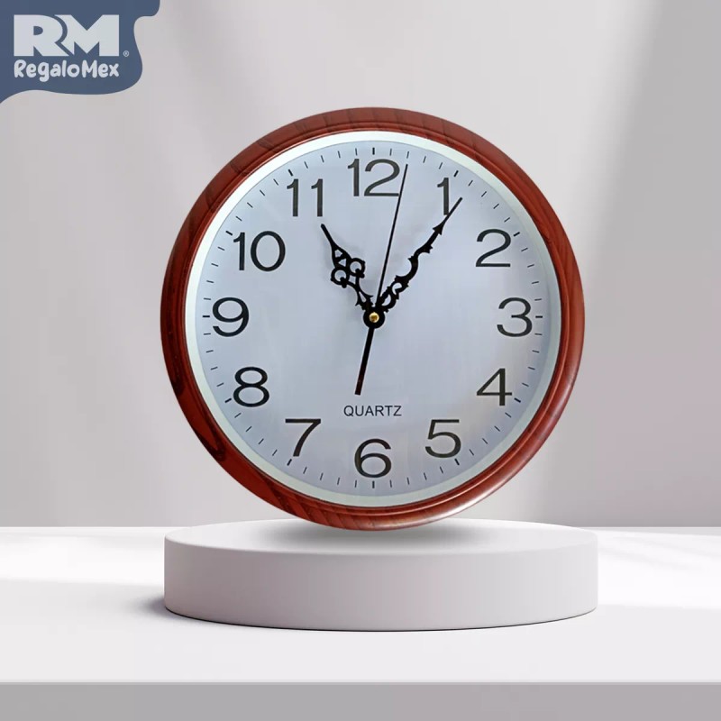 Rm Regalomex Reloj De Pared Diseño Clásico Con Cuarzo