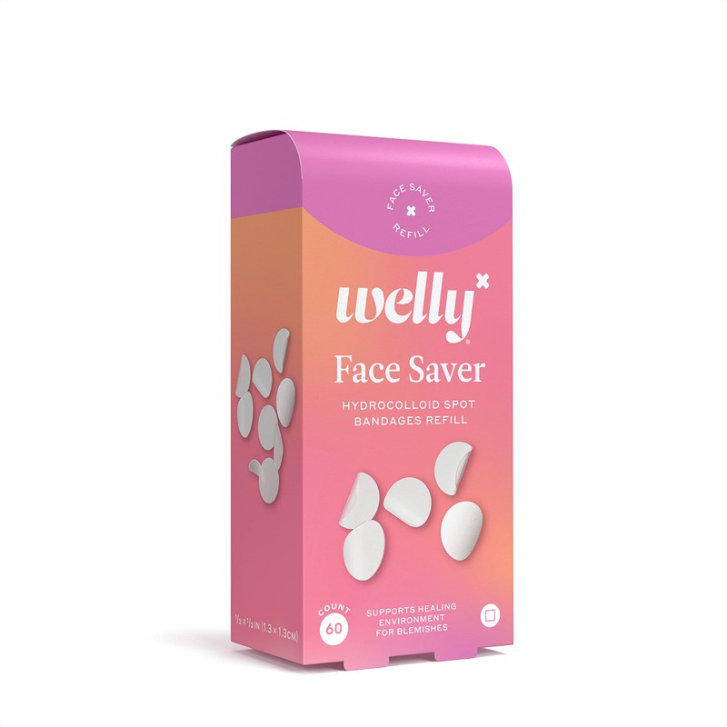 Welly Bandages - Face Saver, Hydrocolloid Acne Blemish Patch, Adhesive