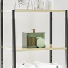 3 Slots Clear Plastic Q Tip Holder for Bathroom with
