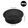 Pack of 4 Cable Grommet Desk, 50 mm/60 mm Cable