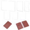 FREEBLOSS Wallet Acrylic Template Set Acrylic Leather Pattern Wallet Templates