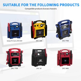 Power Cord for Jump-N-Carry Clore Automotive Jump Starter Models JNC660 JNCAIR JNC770B JNC770R JNCXF JNC4000 AC Power Extension Cord Socket 4.92 FT