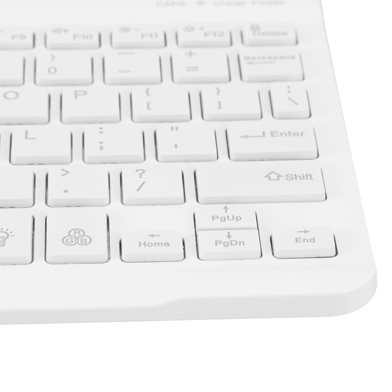 Mini Wireless Keyboard Portable Mini Wireless RGB Backlit Easy Connection