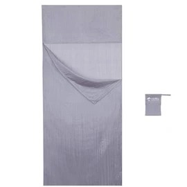 Vagabag- Luxury Silk Sleeping Bag Liner - 100% Natural Silk Travel Sheet - Anti Mosquito, Anti Bugs - Compact and Ultra lightweight (Harbor grey, XL 1 Pers. 33x87 in)