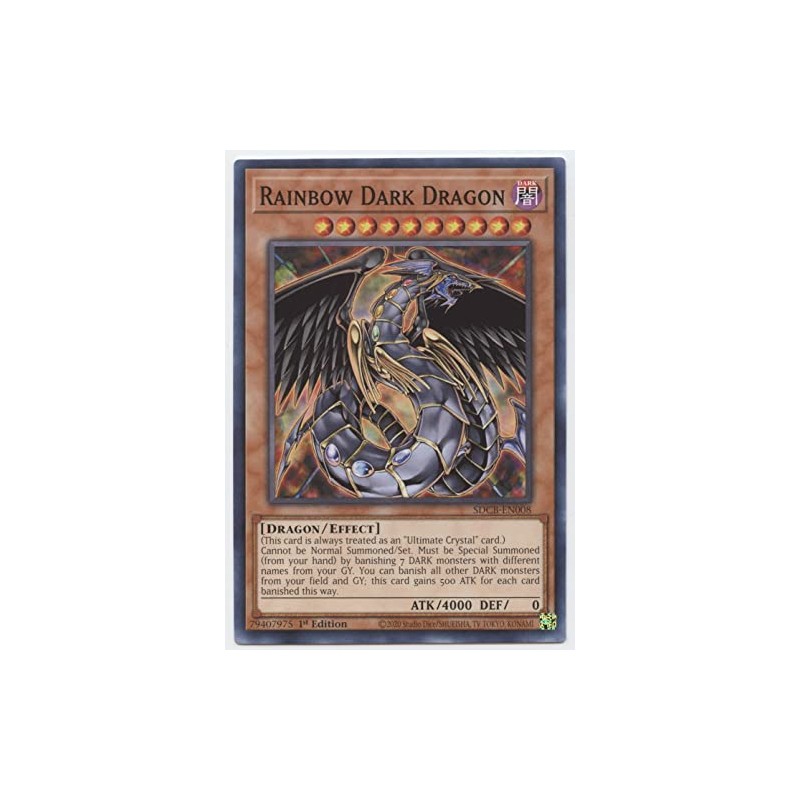 YU-GI-OH! Rainbow Dark Dragon - SDCB-EN008 - Common - 1st