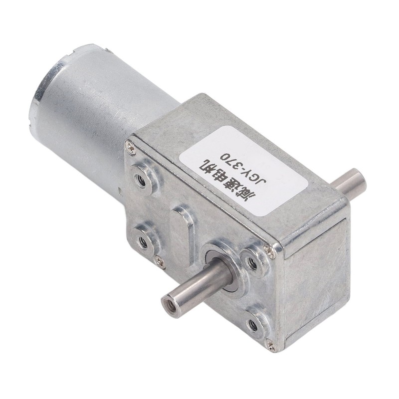 25kg.cm DC Gear Speed Reduction Motor Double Shafts Self Locking