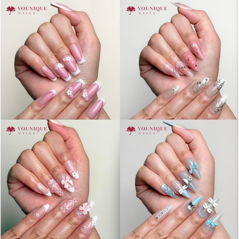 Buy 10 Get 10 Free! [Machine-Made] 24pcs Press-On Nails with