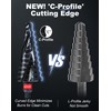 EZARC Step Drill Bit for Metal, M35 Cobalt Step Drill