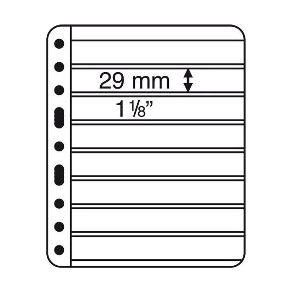 5 Heavy Duty Lighthouse Vario Plus 8S Stamp Pages -