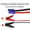 HCFeng Battery Starting Cable Booster Jumper Cables Alligator Clamp to