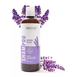 Natshop Shampoo Sin Sales De Lavanda 100% Natural Y Orgánica Natshop