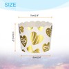 HARFINGTON 50Pcs Paper Baking Cups 6oz Cupcake Wrappers Scalloped Muffins