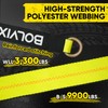 Bolvixor 4 Pack Car Tie Down Straps for Trailers -