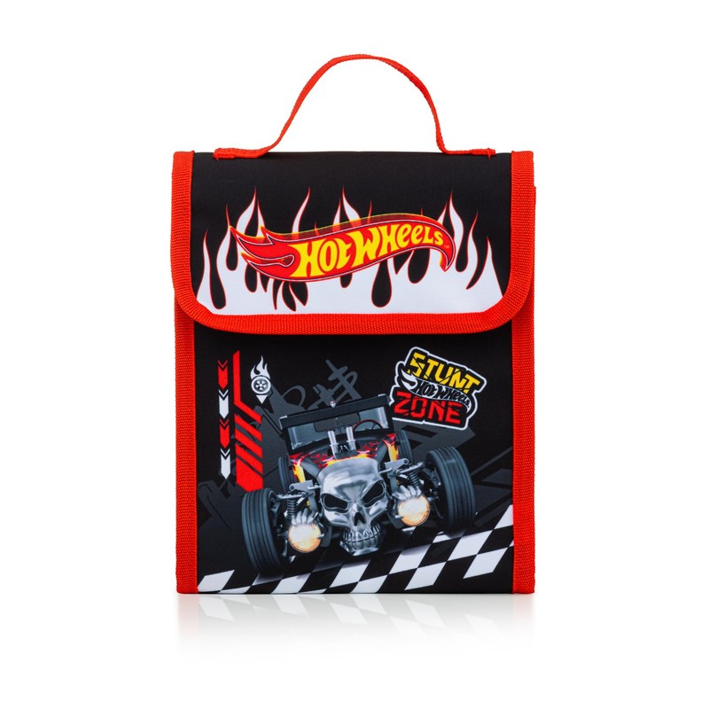 Hot Wheels Kids Backpack 4 Piece School Set Including Lunch