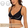 Manxing Women's Wireless Push Up Bralette with Removable Pads -