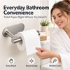 304 Stainless Steel Toilet Paper Holder – Self-Adhesive Wall-Mounted Roll