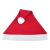 WELLGRO 24 Christmas hats with bobble - 30 x 30