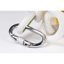 Fire Escape Rope Ladder 16 ft (5m) | Emergency Balcony Escape Ladder | Evacuation Rope Ladders | Portable Lightweight Rescue Ladders - 2 Story Fire Escape | Emergency Evacuation in Case of Fire Break