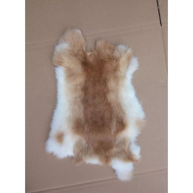 Unbranded 5PCS Real Natural Rabbit Skin Pelts Fur Hides Soft