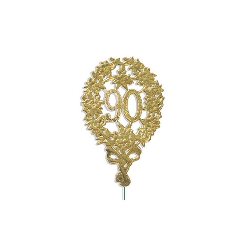 Kunze Dresden Party Anniversary Jubilee Number 90 with Wire, Gold