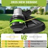 KAITAI String Trimmer Line 095”,Pre-Cut Dual Color 3-Section Fast-Positioning Design,
