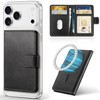SHIELDON for MagSafe Genuine Leather Magnetic Phone Wallet, Minimalist RFID
