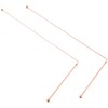SUNCHSEN 2PCS Copper Dowsing Rods Divining Rods Energy Water Witching
