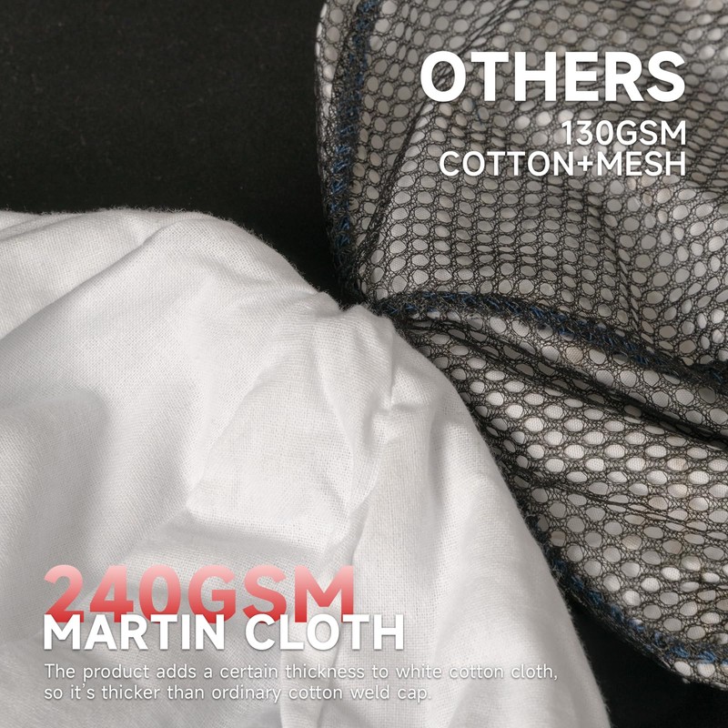 YESWELDER Eagle Reversible Welding Cap, 7 5/8, Durable, Protective Welders