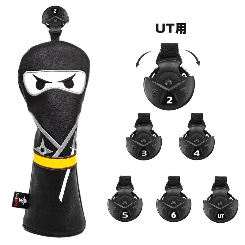 Golf Club Headcovers Ninja Golf Wood Covers Set Golf Driver