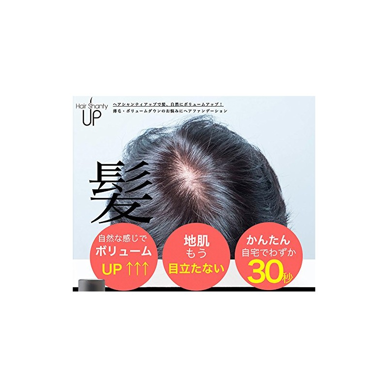 Hair Shanty Up Fiber Body Set of 2 (Black)