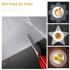 SZITW Premium Shelf Liners – Versatile Cabinet and Drawer Liners for Kitchen Cabinets, Protecting Shelves and Drawers, Cut-to-fit and Easy Cleaning Solution