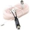 LIKENNY Antenna Integrator Separator F-Type 75Ω-300Ω Female Feeder Antenna Converter