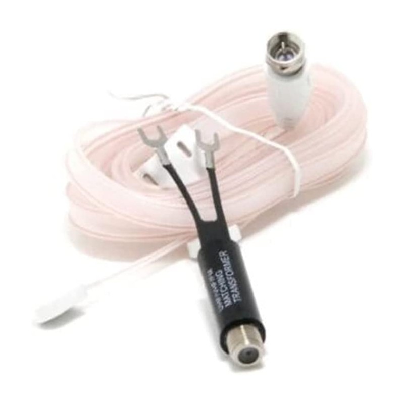 LIKENNY Antenna Integrator Separator F-Type 75Ω-300Ω Female Feeder Antenna Converter