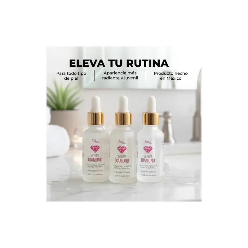 Colágeno Hidrolizada Líquido (puro) Serum Diamond 30ml 4pzas