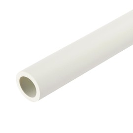 sourcing map Pipe Insulation Foam Tube Lagging Insulation 25mm(1") ID 35mm(1 3/8") OD 24" Heat Preservation for Antifreeze Insulation, Handle Grip, White