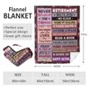 JOSOSO Retirement Gifts for Women Blanket 50”X60”, Retirement Decorations, Retirement