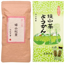 mita Sayama Black Tea ~ Japanese Black Tea Leaves ~ 2.1 oz (60 g) + Sayama Cha Yokan (Single Bite)